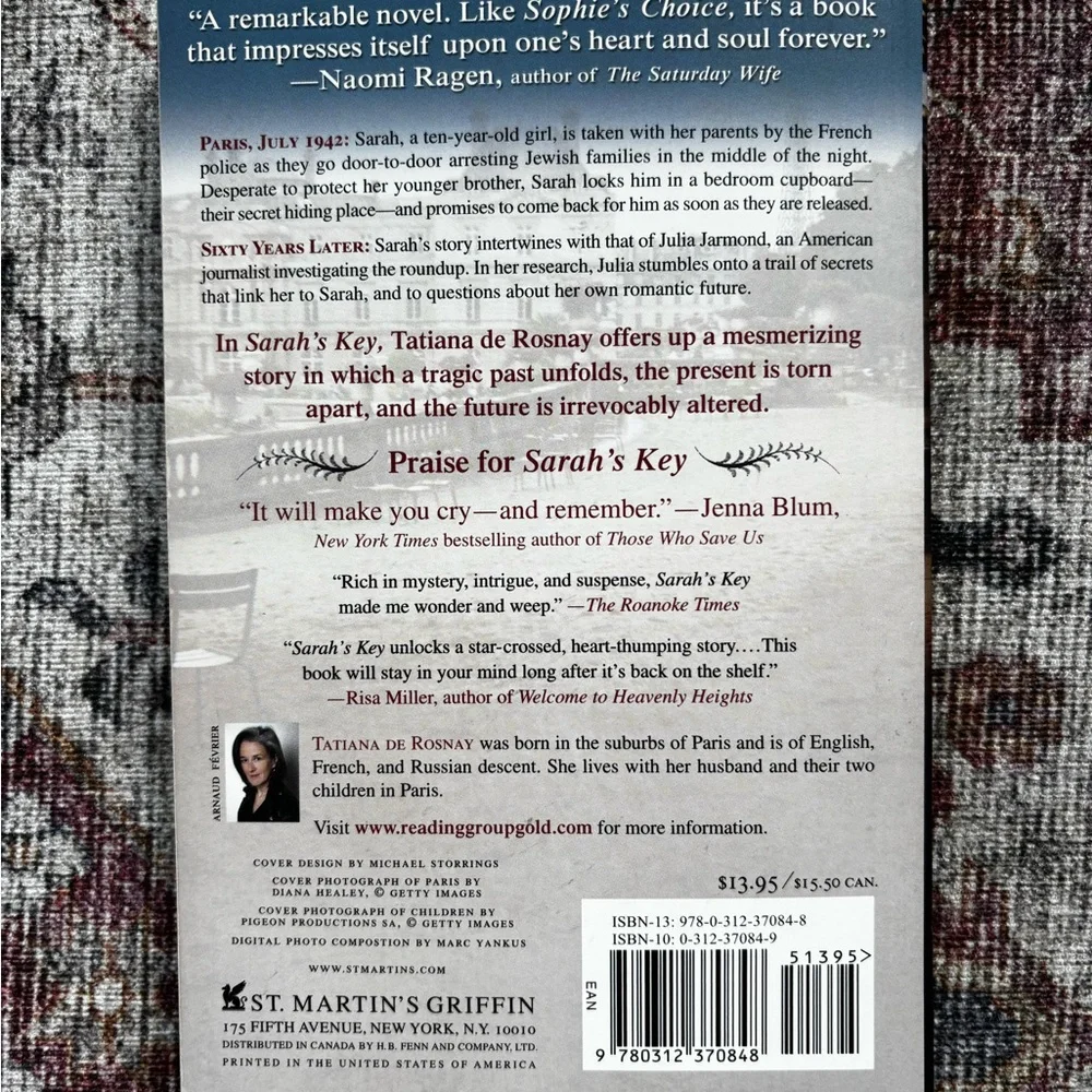 Sarah's Key Book - Picture 2 of 3